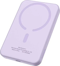 Baseus Powerbank Magnetic Mini Wireless 20W 5000mAh lila