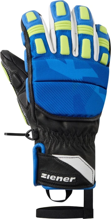 Ziener Lonos-Z HD Skihandschuhe black/persian blue (Junior)