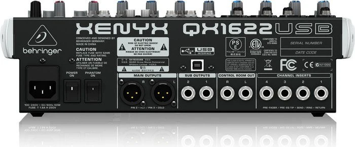 Behringer Xenyx QX1622USB