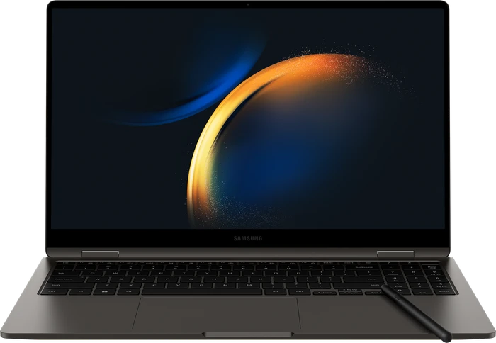 Samsung Galaxy Book3 360 15, Graphite, Core i7-1360P, 16GB RAM, 512GB SSD, DE