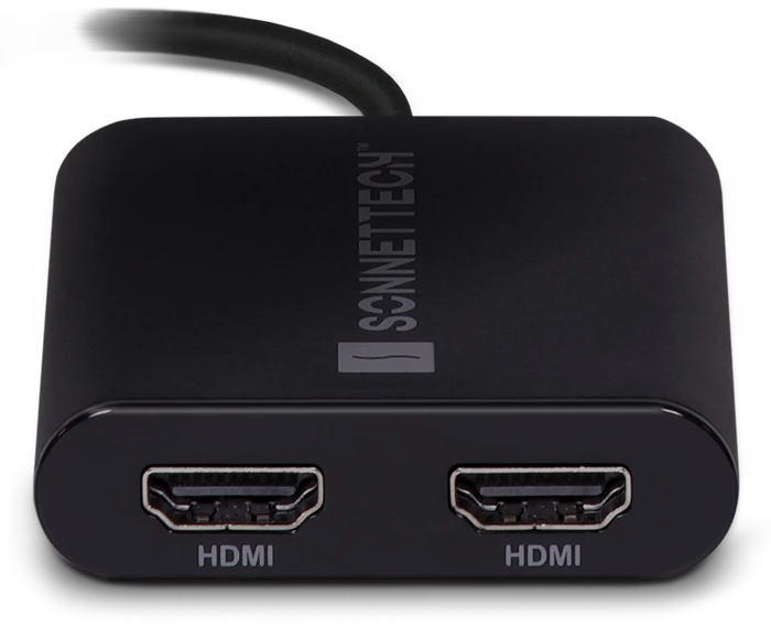 Sonnet USB DisplayLink Dual HDMI Adapter, USB-A 3.0/USB-C 3.0 auf 2x HDMI 2.0