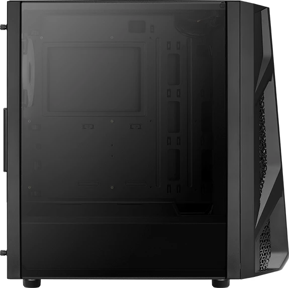 AeroCool AirHawk Duo ARGB, Glasfenster