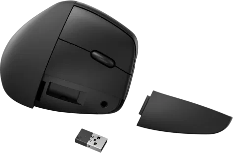 HP 925 Ergonomic Vertical Mouse schwarz, USB/Bluetooth