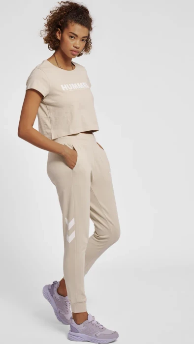 hummel Legacy Tapered Trainingshose lang pumice stone (Damen)