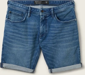 Tom Tailor Jeansshorts Jeans used mid stone blue denim (Herren)