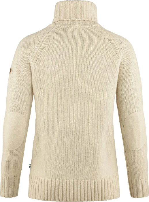 Fjällräven Övik Cable Roller Neck Strickpullover chalk white (Damen)