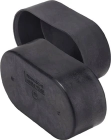 Fränkische MMR-E Endkappe, 92x50mm, 31mm, schwarz