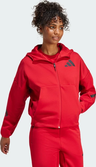 adidas Z.N.E. Zip Hoodie team power red 2 (Damen)