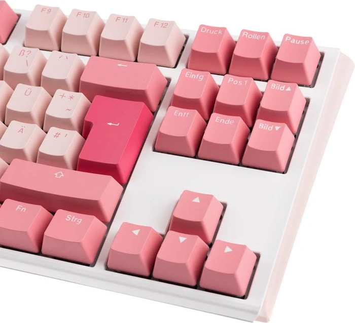 Ducky One 3, Gossamer Pink, MX BLUE, USB, DE