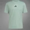 adidas Power 3-Streifen Funktionsshirt kurzarm silver green (Herren) Vorschaubild