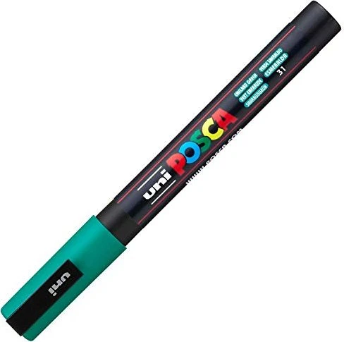Uni-Ball POSCA PC-3M Acrylmarker smaragdgrün