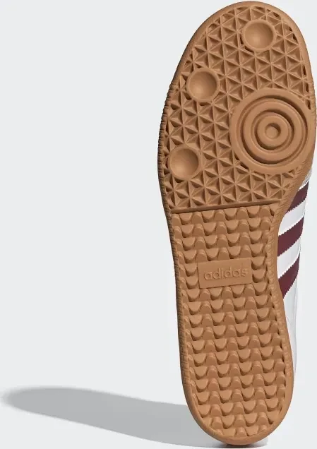 adidas Samba OG cloud white/collegiate burgundy/gum