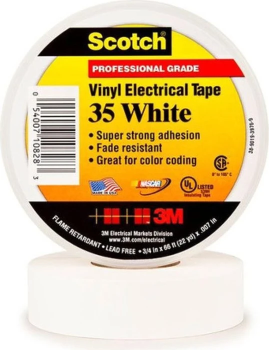 3M Scotch 35 weiß, Isolierband, 19mm/20m, 1 Stück