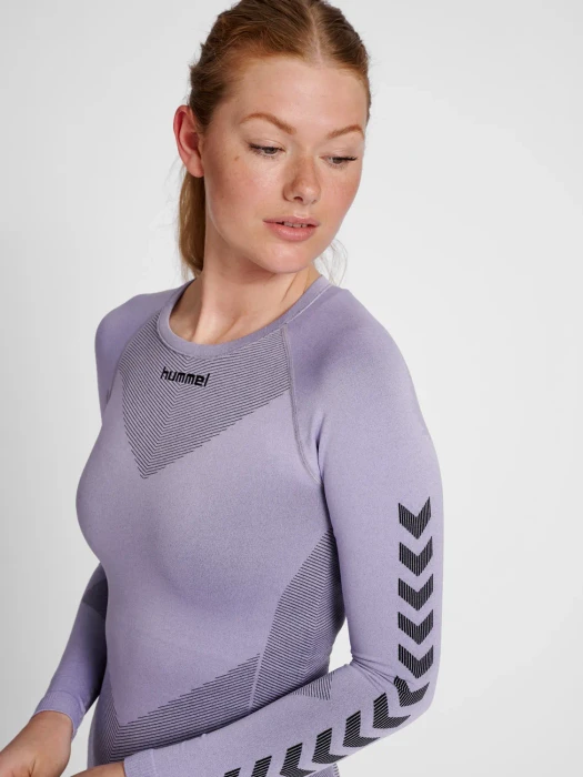 hummel Seamless First Jersey Funktionsshirt langarm lavender (Damen)
