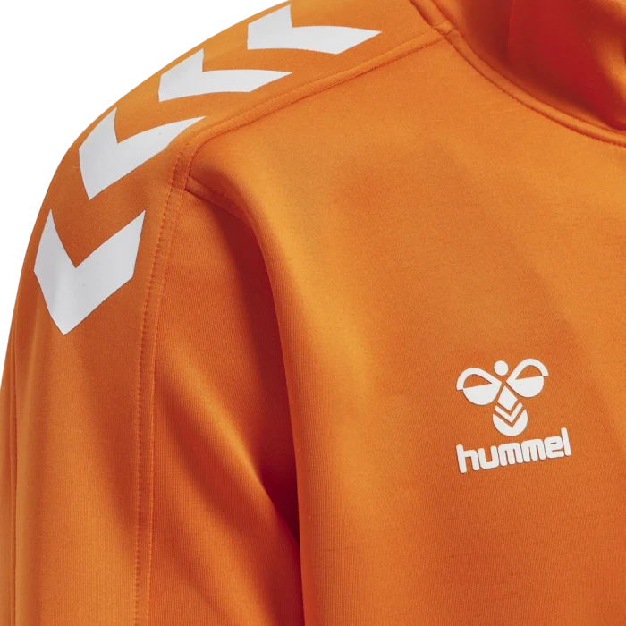 hummel Core XK Poly Zip Sweat Trainingsjacke orange tiger