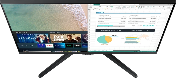 Samsung Smart Monitor M5 M50A, schwarz, 24"