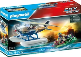 playmobil City Action Polizei-Wasserflugzeug: Schmuggler-Verfolgung