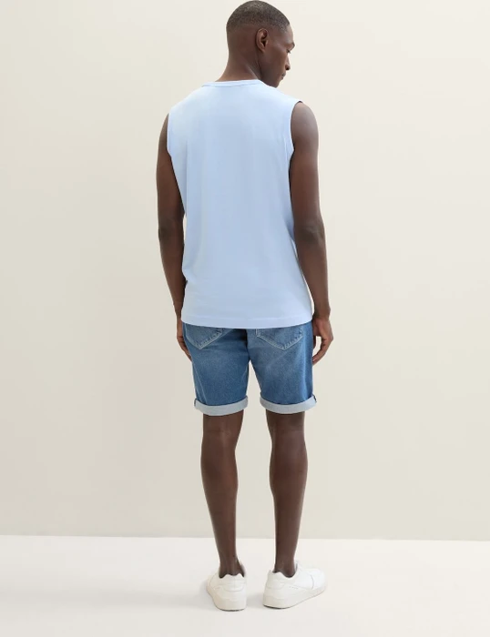 Tom Tailor Josh Jeansshorts Jeans used light stone blue denim (Herren)