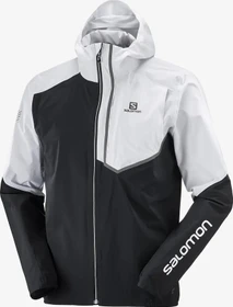 Salomon Bonatti Trail Laufjacke schwarz/weiß (Herren)