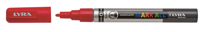 Lyra Graduate Mark All Permanentmarker 1mm rot