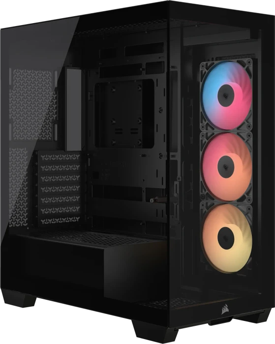 Corsair 3500X RS-R ARGB, schwarz, Glasfenster