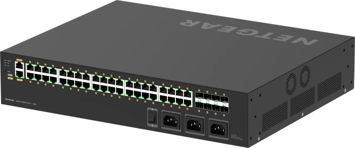 Netgear AV Line M4250 Rackmount Gigabit Managed Switch, 40x RJ-45, 8x SFP+, 2880W PoE++