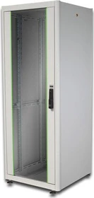 Digitus Professional Dynamic Basic Serie Wandschrank 32HE, Sicherheitsglastür, IP2X, grau, 600mm tief