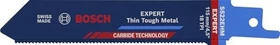 Bosch Professional EXPERT S522EHM Thin Tough Metal Säbelsägeblatt 18TPI, 115x1mm, 1 Stück