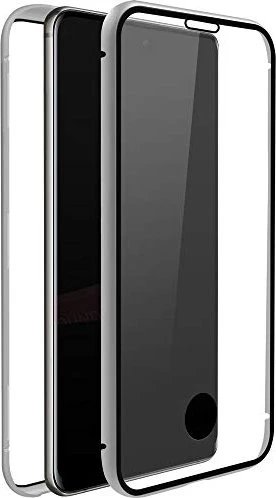 Black Rock 360° Glass Case für Samsung Galaxy S20+ silber