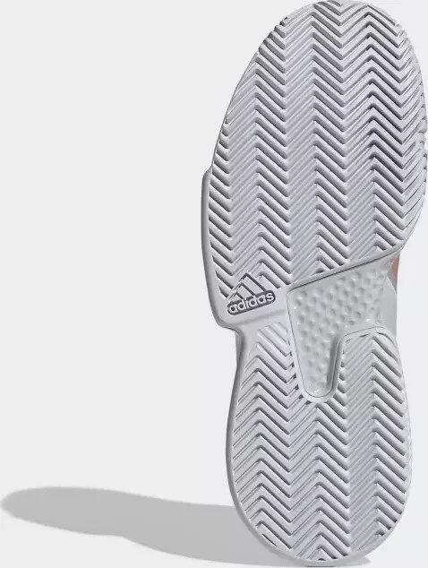 adidas Solematch Bounce Clay Court light solid grey/hi-res coral (Damen)