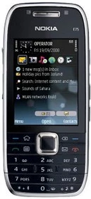 Nokia E75 schwarz/silber