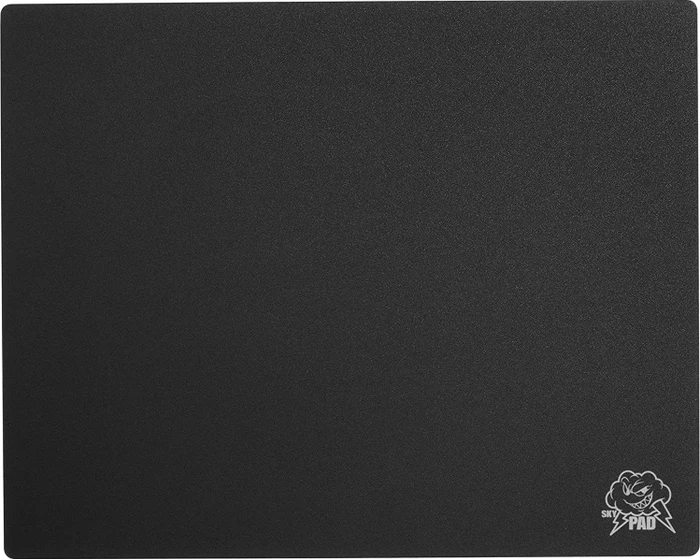 SkyPAD Glass 3.0 XL Gaming-Mauspad mit Reisetasche, 500x400mm, Cloud Logo, schwarz