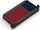 trodat 6/4912 Ersatz-Stempelkissen, blau/rot, 2er-Pack