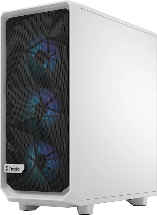 Fractal Design Meshify 2 Compact RGB White TG Clear Tint, Glasfenster