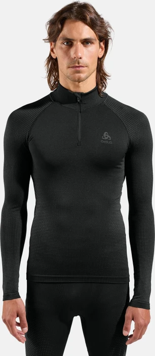 Odlo Performance Warm Eco Funktionsshirt langarm graphite grey (Herren)