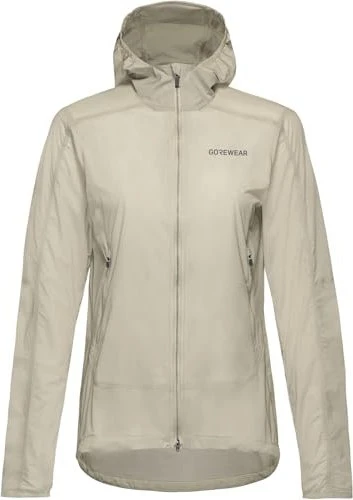 Gore Wear Fernflow Hooded Windbreaker Fahrradjacke tech beige (Damen)