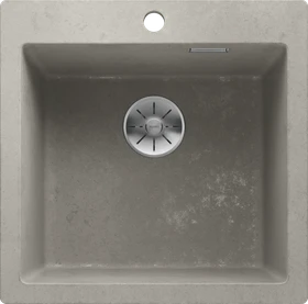 Blanco Pleon 5 InFino Einbau Becken mittig beton-style