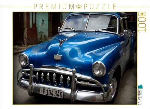Calvendo Ein Motiv aus dem Kalender Havana Blue - Blaue Oldtimer auf Kuba