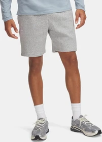 Under Armour Essential Fleece Hose kurz mod gray light heather/white (Herren)