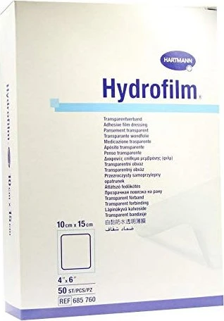 Hartmann Hydrofilm Transparentverband, 10 x 15cm, 50 Stück