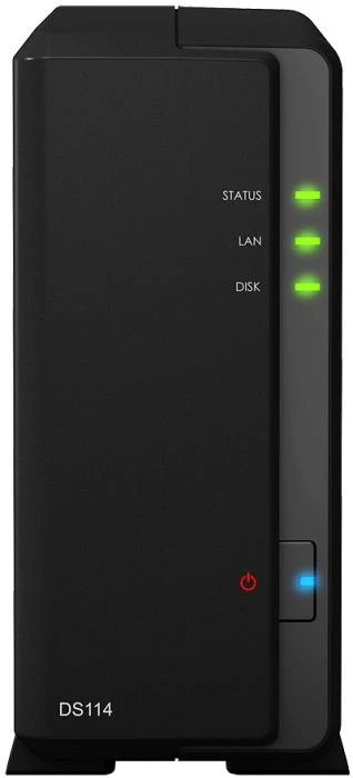 Synology DiskStation DS114, 512MB RAM, 1x RJ-45 1000Base-T, 2x USB-A 3.0