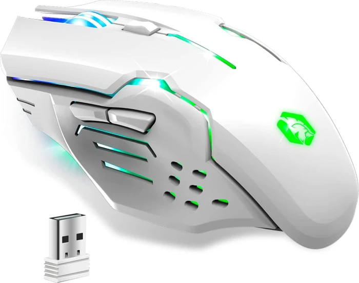 Empire Gaming RF-903 Wireless Mouse weiß, USB