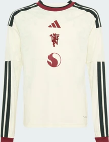 adidas Manchester United 2026/2027 Ausweichtrikot langarm ivory (Junior)