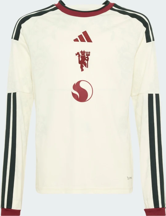 adidas Manchester United 2026/2027 Ausweichtrikot langarm ivory (Junior)