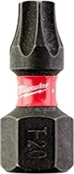 Milwaukee Shockwave Torx Bit 1/4", T20x25mm, 2 Stück