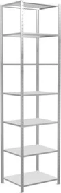 Schulte Lagertechnik Multiplus 150 Schwerlastregal 75x300x60cm lichtgrau