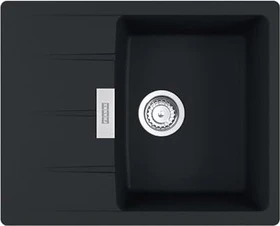 Franke Centro CNG 611-62 Einbau Becken reversibel mit Ablauffernbedienung black matt