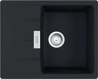 Franke Centro CNG 611-62 Einbau Becken reversibel mit Ablauffernbedienung black matt