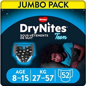 Huggies DryNite Boys Einwegwindel, 8-15J, 27-57kg, 13 Stück