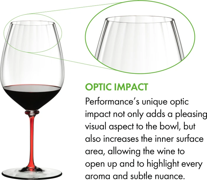 Riedel Fatto A Mano Performance Cabernet/Merlot Rotweinglas rot